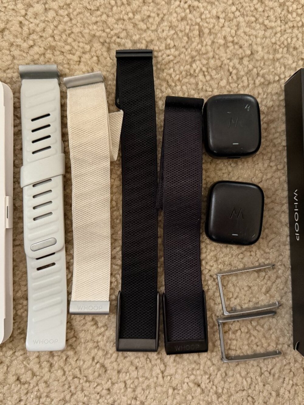 ⌚💪 WHOOP 4.0 Accessories Bundle — Bands + Dual Battery Packs